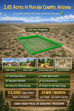 Load image into Gallery viewer, 2.65 Acres in Navajo County, Arizona