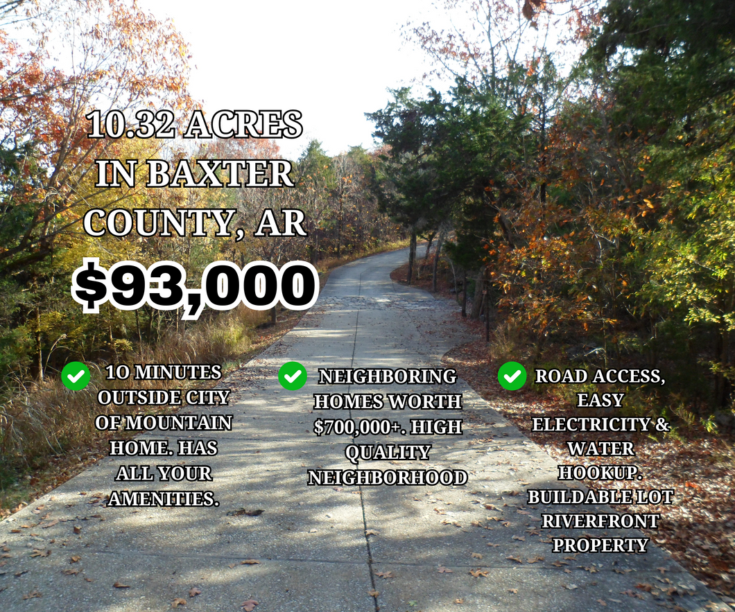 10.33 Acres in Baxter County, Arkansas